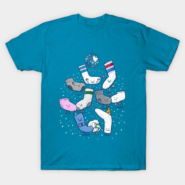 Lost Sock Party T-Shirt by nickv47