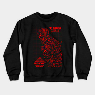Terminator T-800 skynet Crewneck Sweatshirt