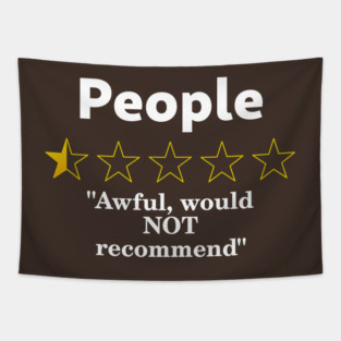 People Review, Half a Star, Awful Tapestry