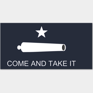 Come and Take It, Battle of Gonzales Battle Flag, Texan Revolution Posters and Art