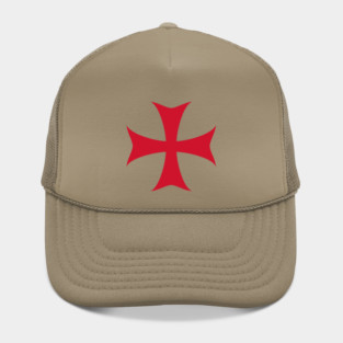 Knights Templar Crusader Cross Flag Hat