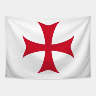 Knights Templar Crusader Cross Flag Tapestry