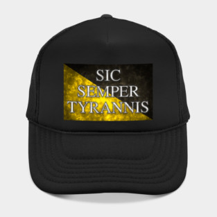 Sic Semper Tyrannis - Anarcho Capitalism Flag Hat