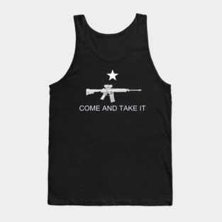 Texas Style "Come and Take It" - AR-15 Tank Top