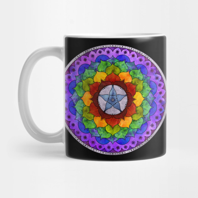 Star Mandala Rainbow by Tiger Torre
