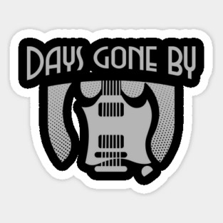Days Gone By (Grey Logo) Magnet