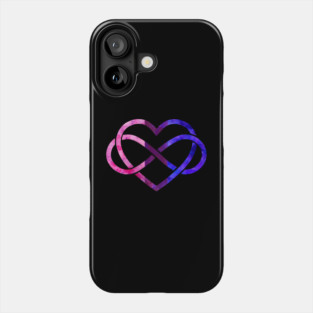 Polyamory Heart - Bi Pride Phone Case