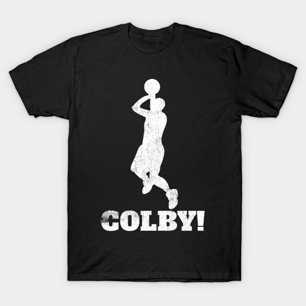 Colby Basketball Shot T-Shirt by belownormal