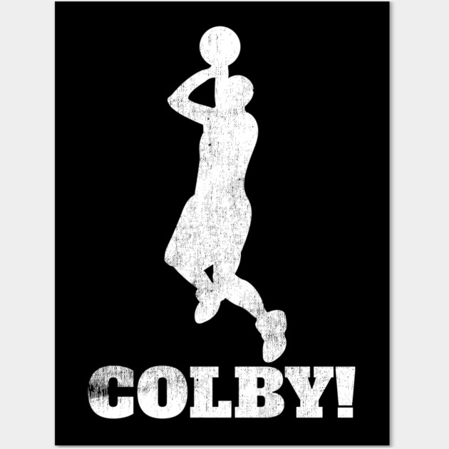 Colby Basketball Shot Wall Art by belownormal