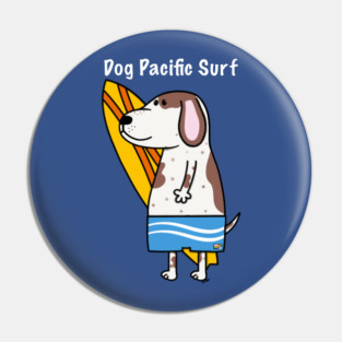 Surf Dog Pin