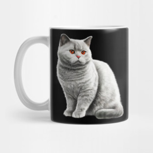 British Shorthair Cat, Love British Shorthair Cats Mug
