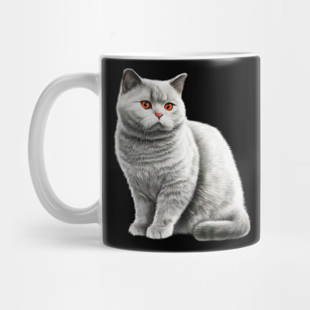 British Shorthair Cat, Love British Shorthair Cats by logiamerch