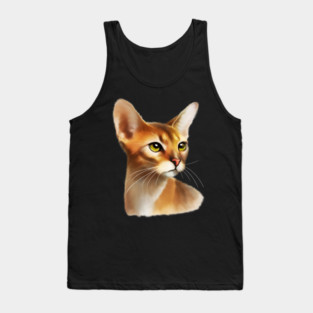 Abyssinian cat, Cat Lover Tank Top