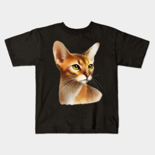 Abyssinian cat, Cat Lover Kids T-Shirt