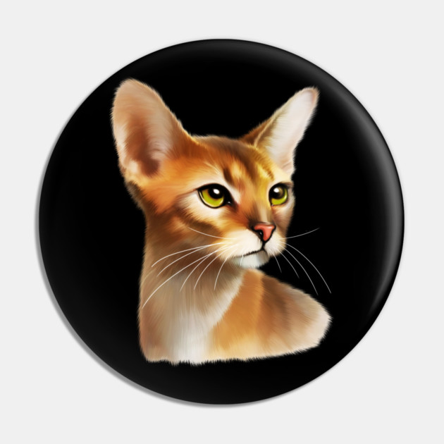 Abyssinian cat, Cat Lover Pin by logiamerch