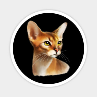 Abyssinian cat, Cat Lover Magnet