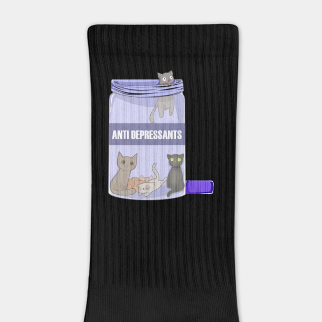 Funny Cat Lover Anti Depressants, Love Kittens by logiamerch