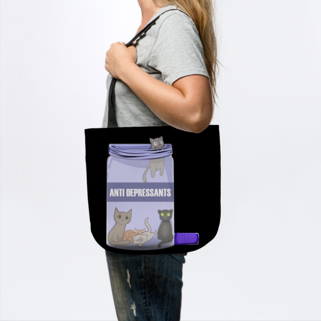 Funny Cat Lover Anti Depressants, Love Kittens by logiamerch