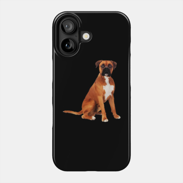 Boxer Dog, Brown Boxer Dog Lover Phone Case by logiamerch