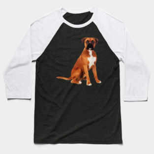 Boxer Dog, Brown Boxer Dog Lover Baseball T-Shirt