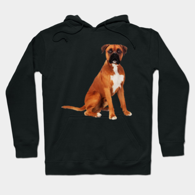 Boxer Dog, Brown Boxer Dog Lover Hoodie by logiamerch