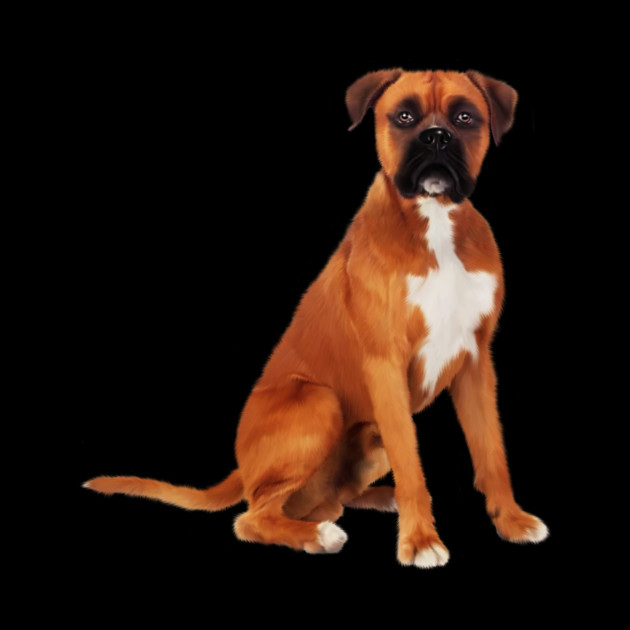 Boxer Dog, Brown Boxer Dog Lover by logiamerch