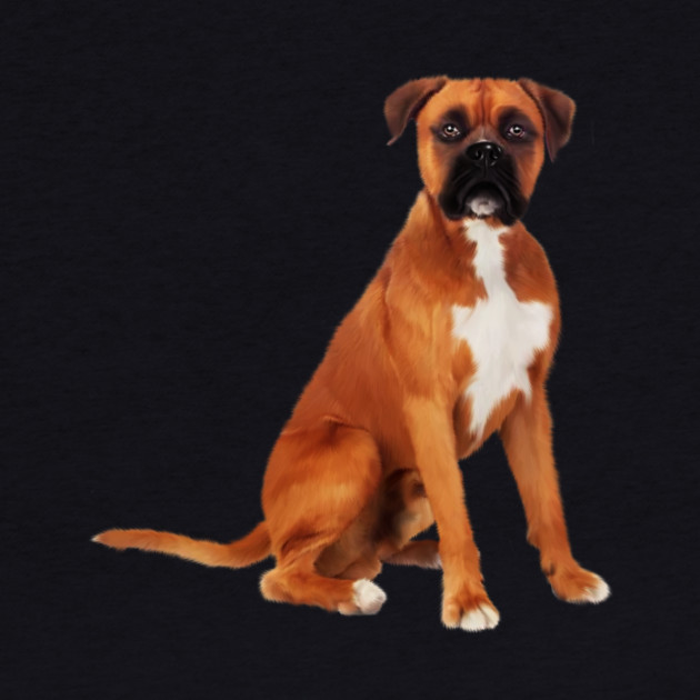 Boxer Dog, Brown Boxer Dog Lover by logiamerch