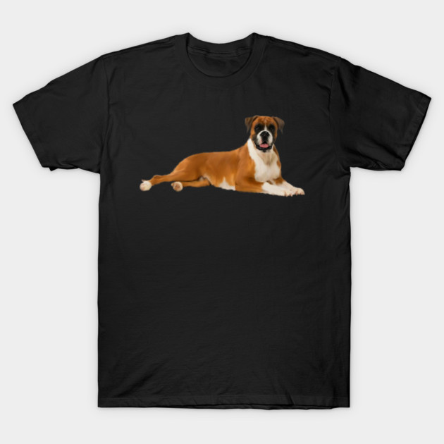 Boxer Dog , Love Boxer Dogs T-Shirt by logiamerch
