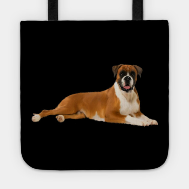 Boxer Dog , Love Boxer Dogs Tote by logiamerch