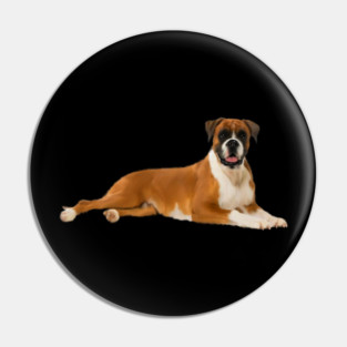 Boxer Dog , Love Boxer Dogs Pin
