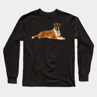 Boxer Dog , Love Boxer Dogs Long Sleeve T-Shirt