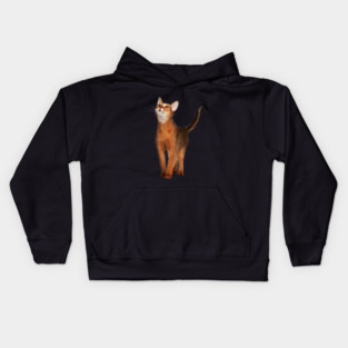 Abyssinian cat, Cat Lover Kids Hoodie
