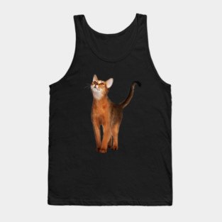 Abyssinian cat, Cat Lover Tank Top