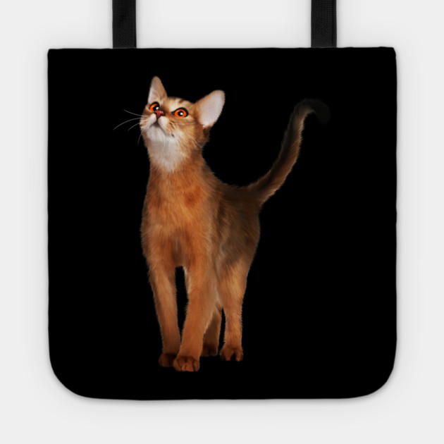 Abyssinian cat, Cat Lover Tote by logiamerch