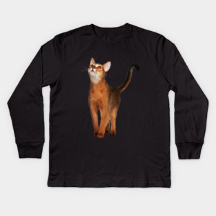 Abyssinian cat, Cat Lover Kids Long Sleeve T-Shirt