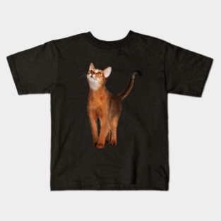 Abyssinian cat, Cat Lover Kids T-Shirt