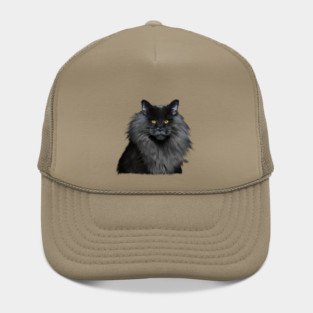 Black Main Coon Cat, Love Main Coon Cats Hat