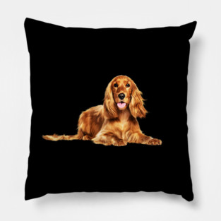 Cocker Spaniel dog, Love Cocker Spaniel dogs Pillow
