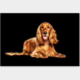 Cocker Spaniel dog, Love Cocker Spaniel dogs Posters and Art