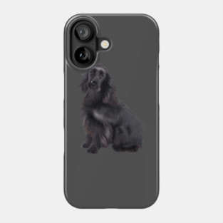 Black Cocker Spaniel, Dog Lover Phone Case