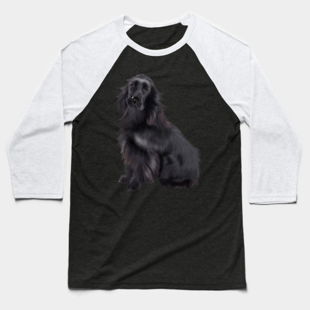 Black Cocker Spaniel, Dog Lover Baseball T-Shirt by logiamerch