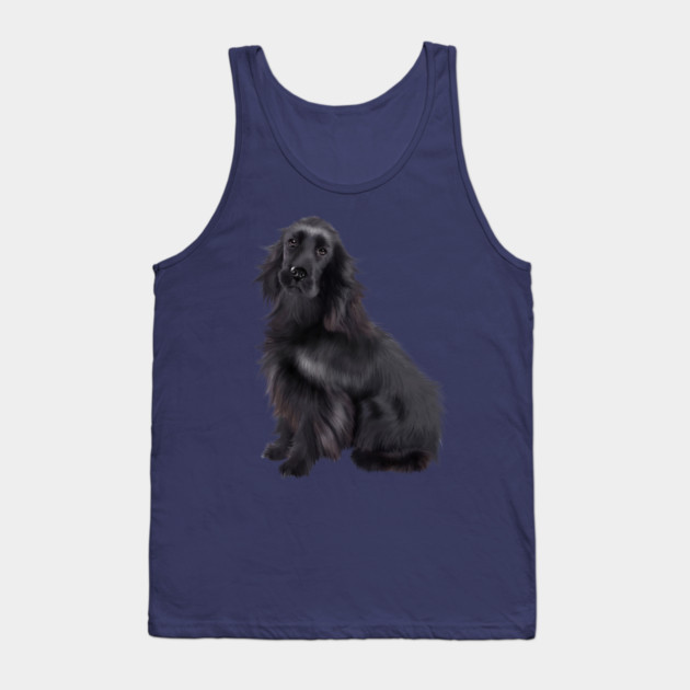 Black Cocker Spaniel, Dog Lover Tank Top by logiamerch
