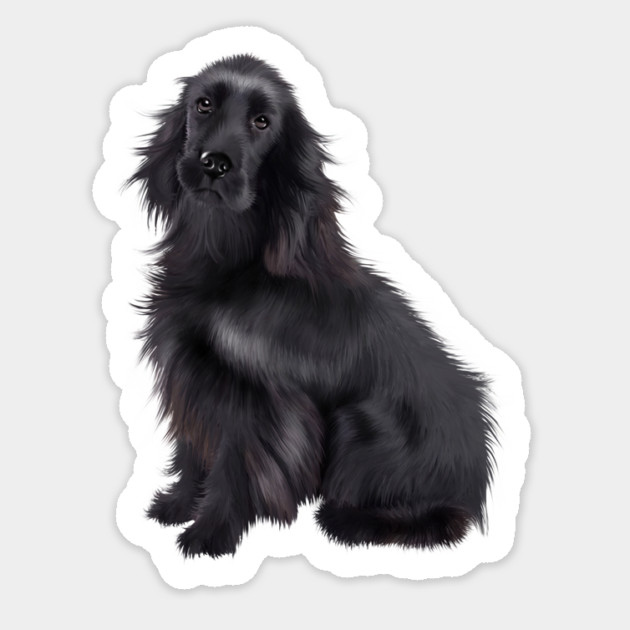 Black Cocker Spaniel, Dog Lover Sticker by logiamerch