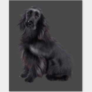 Black Cocker Spaniel, Dog Lover Posters and Art