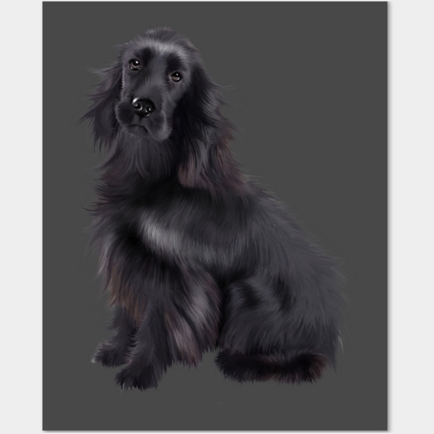 Black Cocker Spaniel, Dog Lover Wall Art by logiamerch