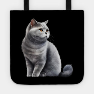 British Shorthair Cat, Love British Shorthair Cats Tote