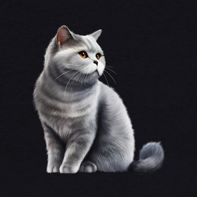 British Shorthair Cat, Love British Shorthair Cats by logiamerch