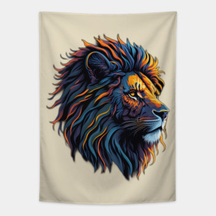 Lion's Head Tapestry
