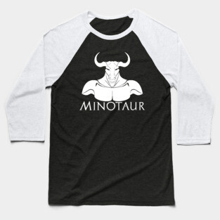 Minoan Greek Mythology Minotaur Baseball T-Shirt