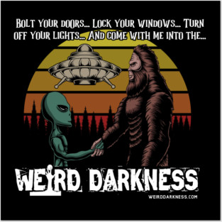 Bigfoot, Aliens, and UFOs... Posters and Art